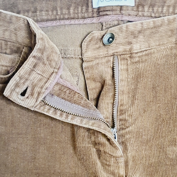 Toast Corduroy Trouser Brown Size 16 Straight Leg Cords Tan W34 L32 - Picture 3 of 10